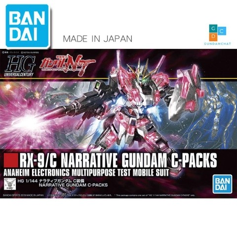 Mô Hình Lắp Ráp Gundam Bandai Narrative C-Packs